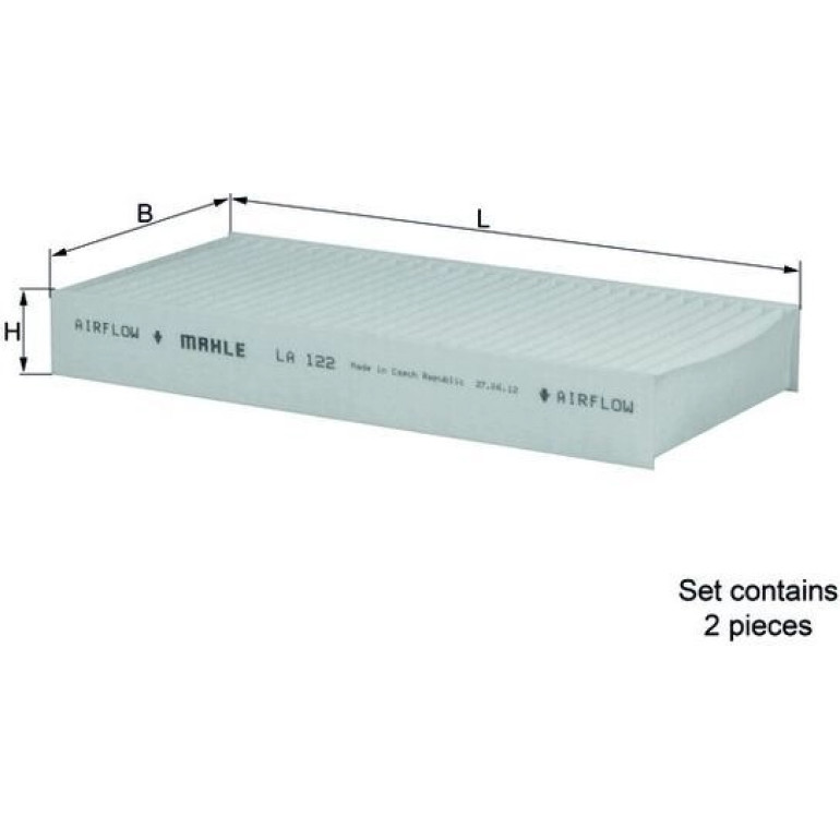Filter, Innenraumluft LA 122/S Filter, Innenraumluft LA 122/S