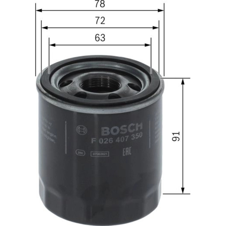 Ölfilter F 026 407 350 Ölfilter F 026 407 350