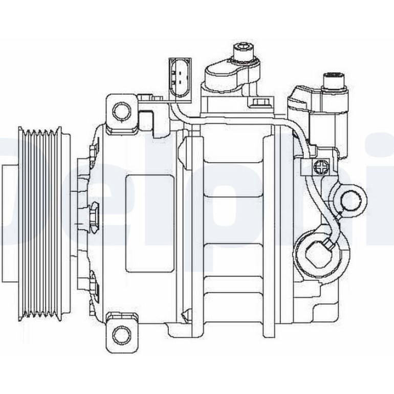 Kompressor, Klimaanlage CS20475