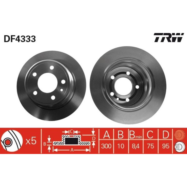 Bremsscheibe DF4333