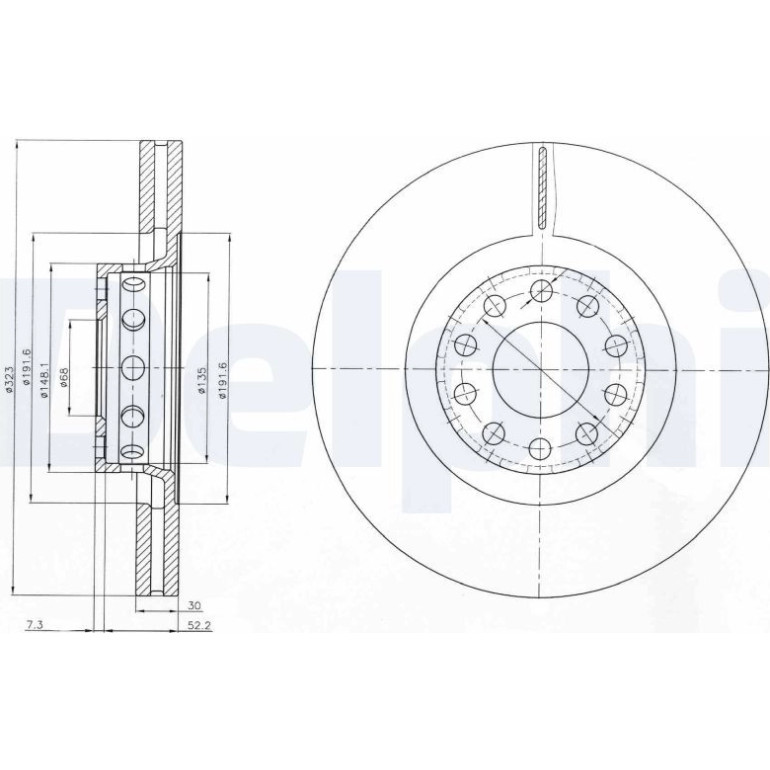 Bremsscheibe BG3524 Bremsscheibe BG3524