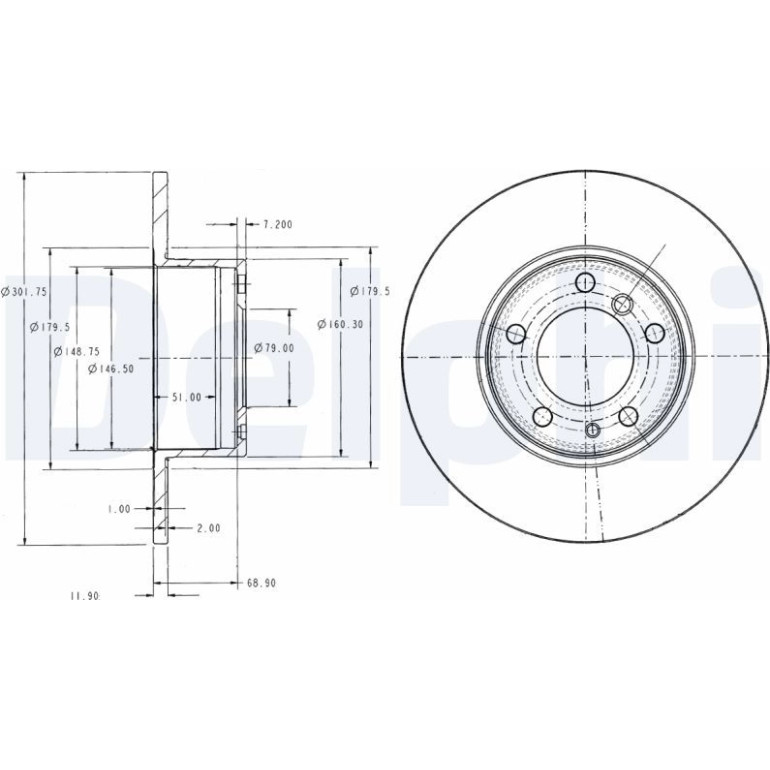 Bremsscheibe BG2430 Bremsscheibe BG2430