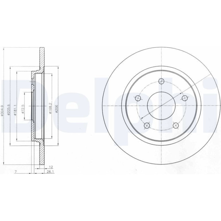 Bremsscheibe BG4247 Bremsscheibe BG4247