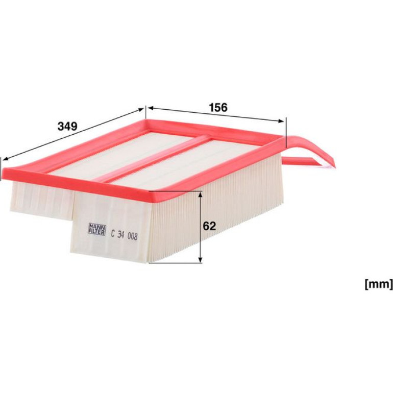 MANN-FILTER C 34 008 Luftfilter MANN-FILTER C 34 008 Luftfilter