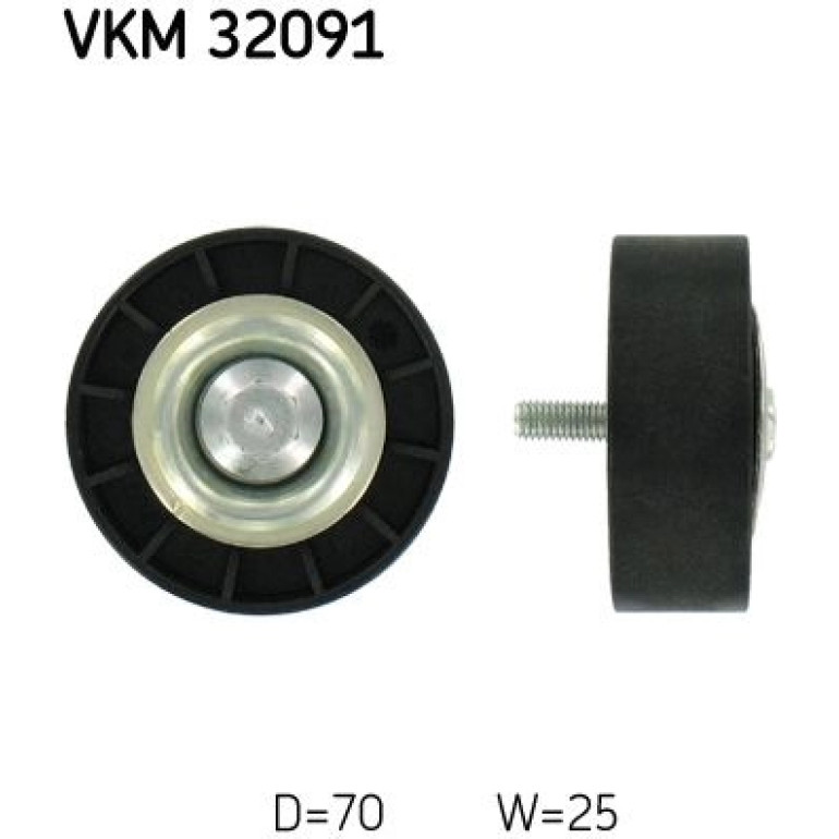 Umlenk-/Führungsrolle, Keilrippenriemen VKM 32091 Umlenk-/Führungsrolle, Keilrippenriemen VKM 32091