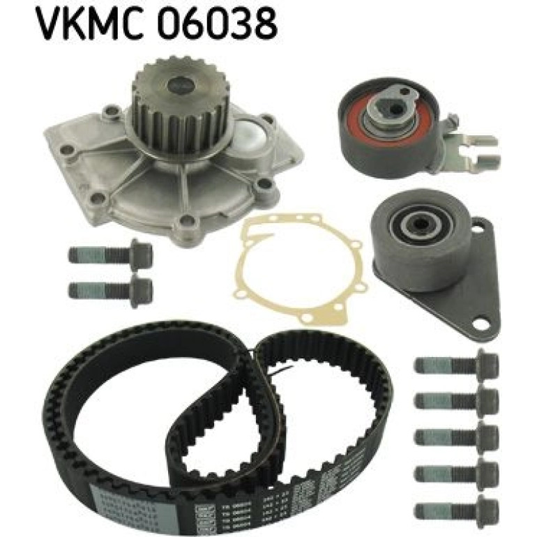 Wasserpumpe + Zahnriemensatz VKMC 06038 Wasserpumpe + Zahnriemensatz VKMC 06038