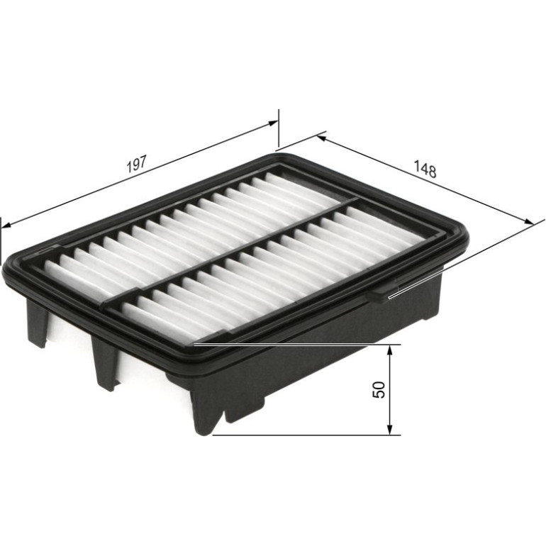 BOSCH F 026 400 384 Luftfilter BOSCH F 026 400 384 Luftfilter