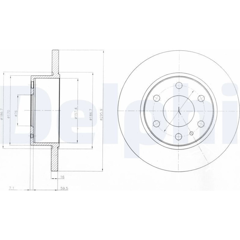 Bremsscheibe BG4164 Bremsscheibe BG4164