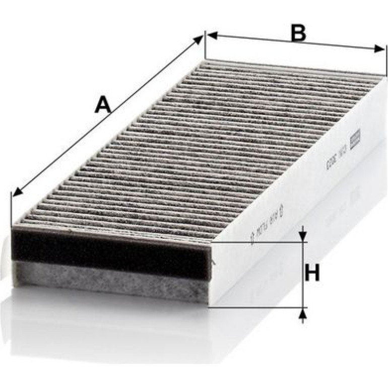 MANN-FILTER CUK 3023-2 Innenraumfilter, Aktivkohlefilter