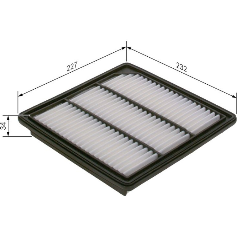 BOSCH F 026 400 407 Luftfilter