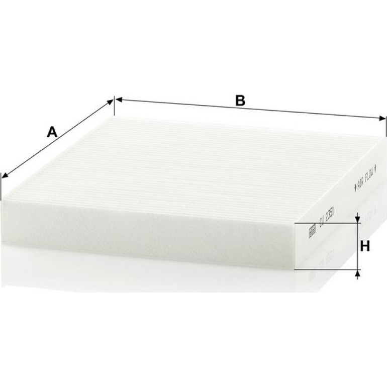 MANN-FILTER CU 2351 Innenraumfilter, Partikelfilter
