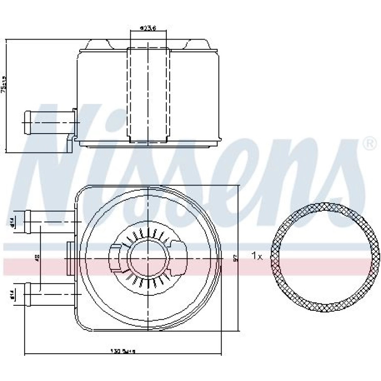Ölkühler, Motoröl 90603 Ölkühler, Motoröl 90603