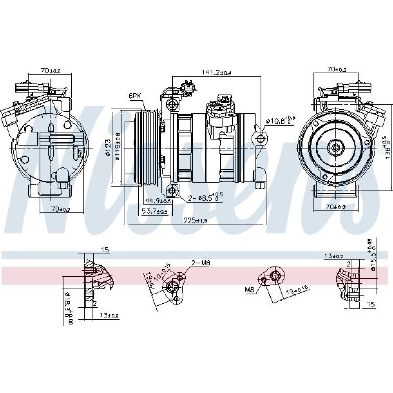 Kompressor, Klimaanlage 890662 Kompressor, Klimaanlage 890662