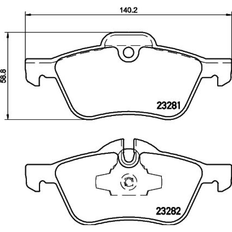 Bremsbelagsatz, Scheibenbremse 8DB 355 009-171