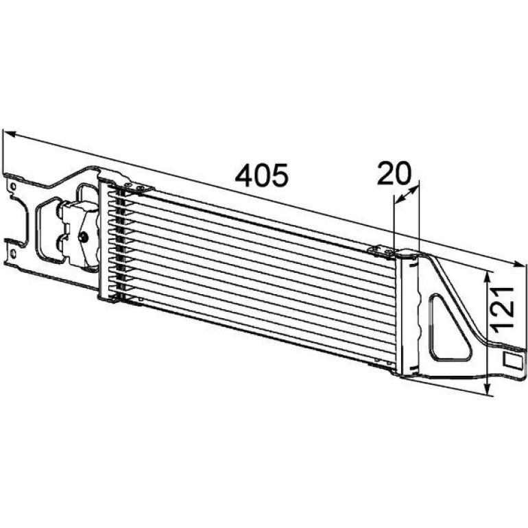 Ölkühler, Automatikgetriebe CLC 57 000P Ölkühler, Automatikgetriebe CLC 57 000P
