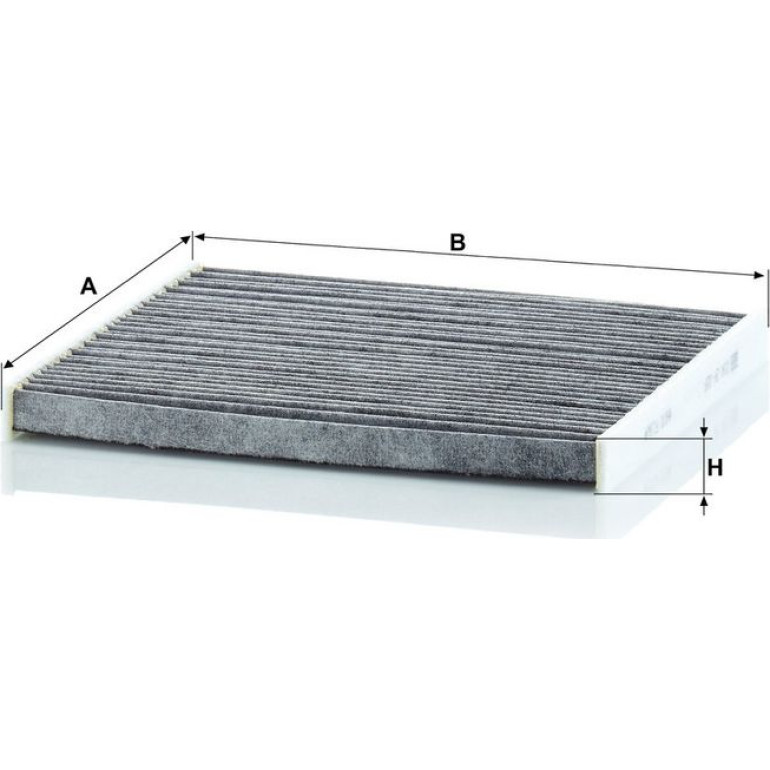 MANN-FILTER CUK 24 026 Innenraumfilter, Aktivkohlefilter MANN-FILTER CUK 24 026 Innenraumfilter, Aktivkohlefilter