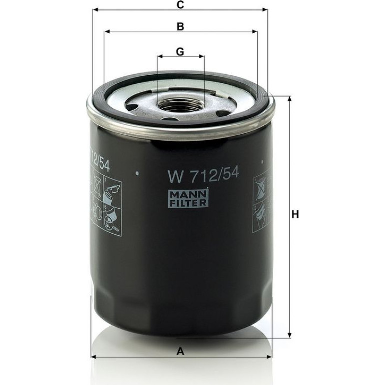 Ölfilter W 712/54