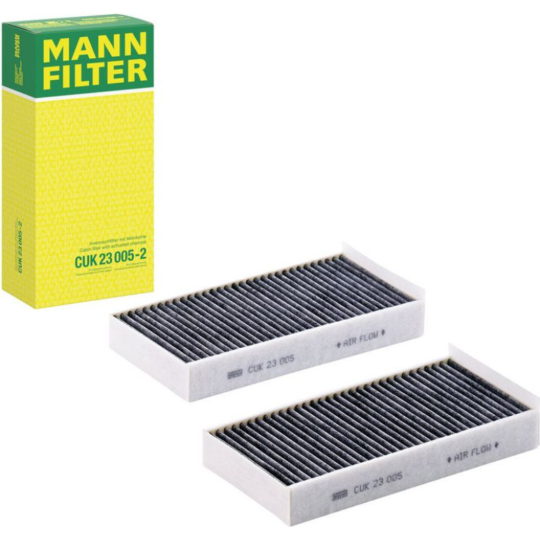 MANN-FILTER CUK 23 005-2 Innenraumfilter, Aktivkohlefilter MANN-FILTER CUK 23 005-2 Innenraumfilter, Aktivkohlefilter
