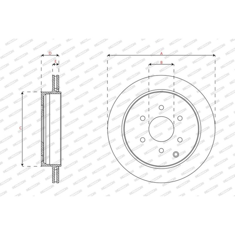 Bremsscheibe DDF2074C-1 Bremsscheibe DDF2074C-1