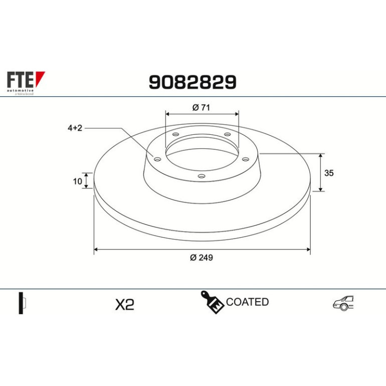 Bremsscheibe 9082829
