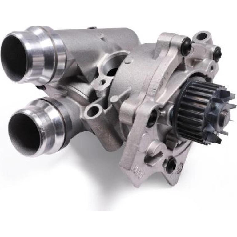 HEPU P682 Wasserpumpe mit Thermomanagementmodul, Dichtungen, Schrauben, Temperaturfühler, mechanisch, Metall HEPU P682 Wasserpumpe mit Thermomanagementmodul, Dichtungen, Schrauben, Temperaturfühler, mechanisch, Metall