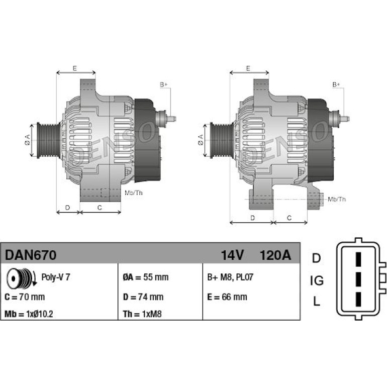 Generator DAN670 Generator DAN670