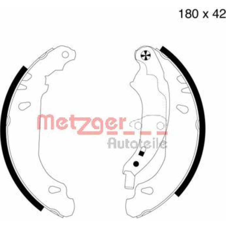 Bremsbackensatz MG 715 Bremsbackensatz MG 715