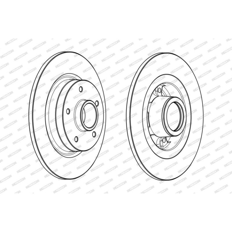 Bremsscheibe DDF1731-1 Bremsscheibe DDF1731-1