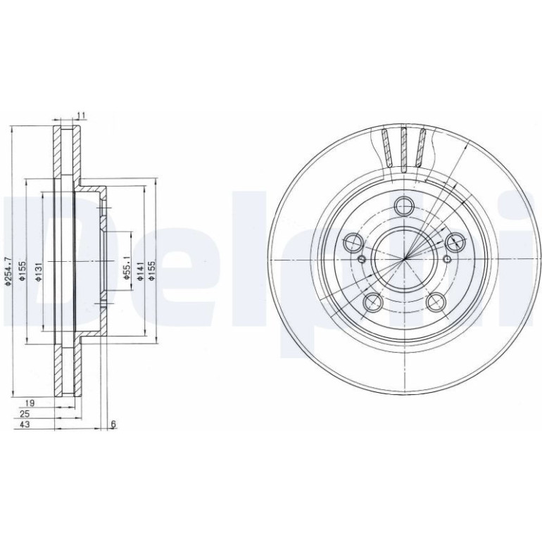Bremsscheibe BG2880 Bremsscheibe BG2880