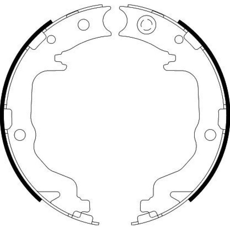 Bremsbackensatz, Feststellbremse 8DA 355 050-871
