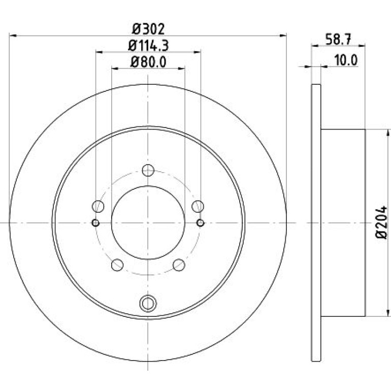 Bremsscheibe 8DD 355 119-061 Bremsscheibe 8DD 355 119-061