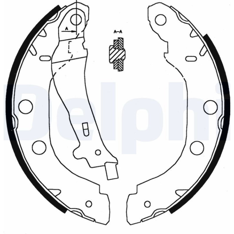 Bremsbackensatz LS1828 Bremsbackensatz LS1828