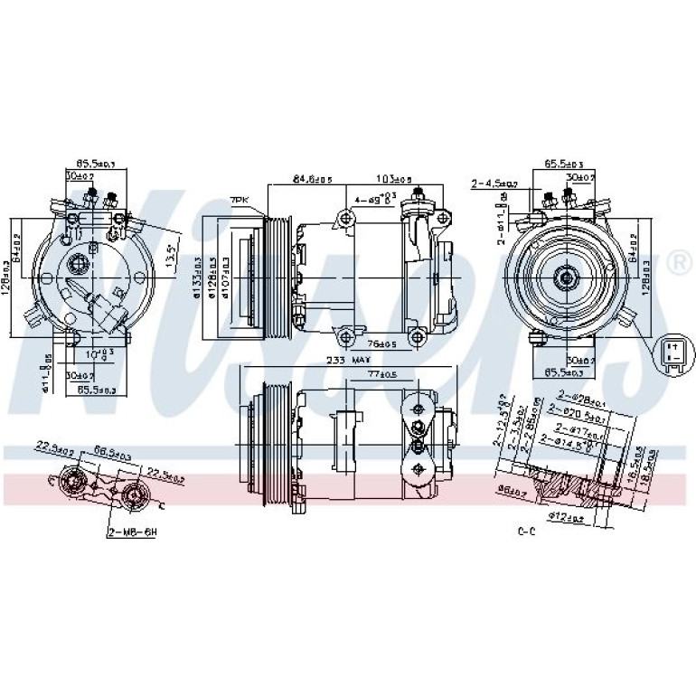 Kompressor, Klimaanlage 89569 Kompressor, Klimaanlage 89569