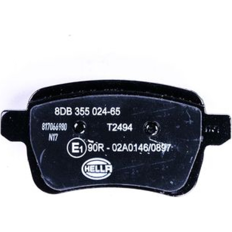 Bremsbelagsatz, Scheibenbremse 8DB 355 024-651 Bremsbelagsatz, Scheibenbremse 8DB 355 024-651