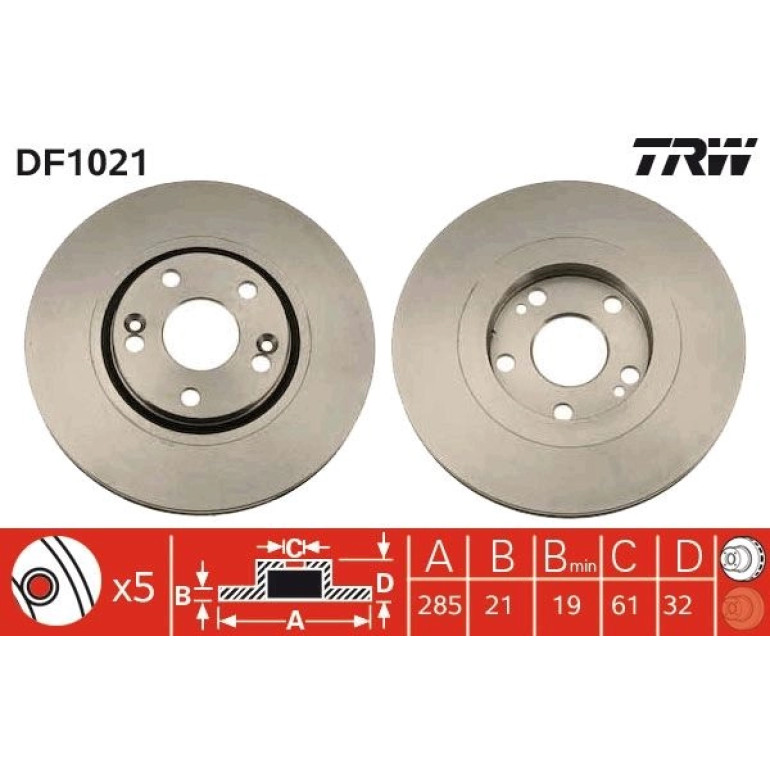 Bremsscheibe DF1021 Bremsscheibe DF1021