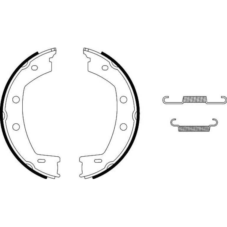 Bremsbackensatz, Feststellbremse 8DA 355 050-801
