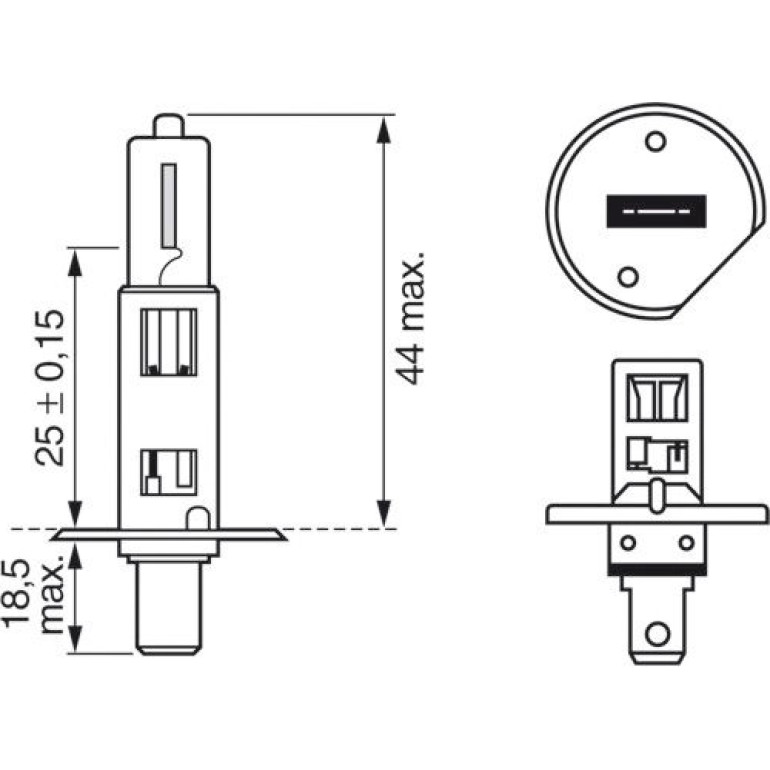Glühlampe, Fernscheinwerfer 1 987 302 015