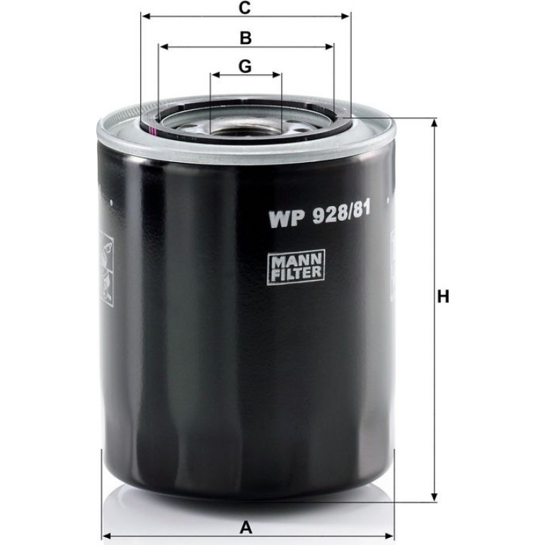 Ölfilter WP 928/81