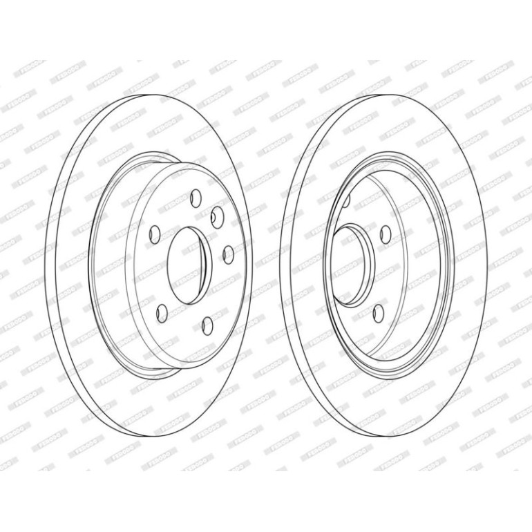 Bremsscheibe DDF2426C