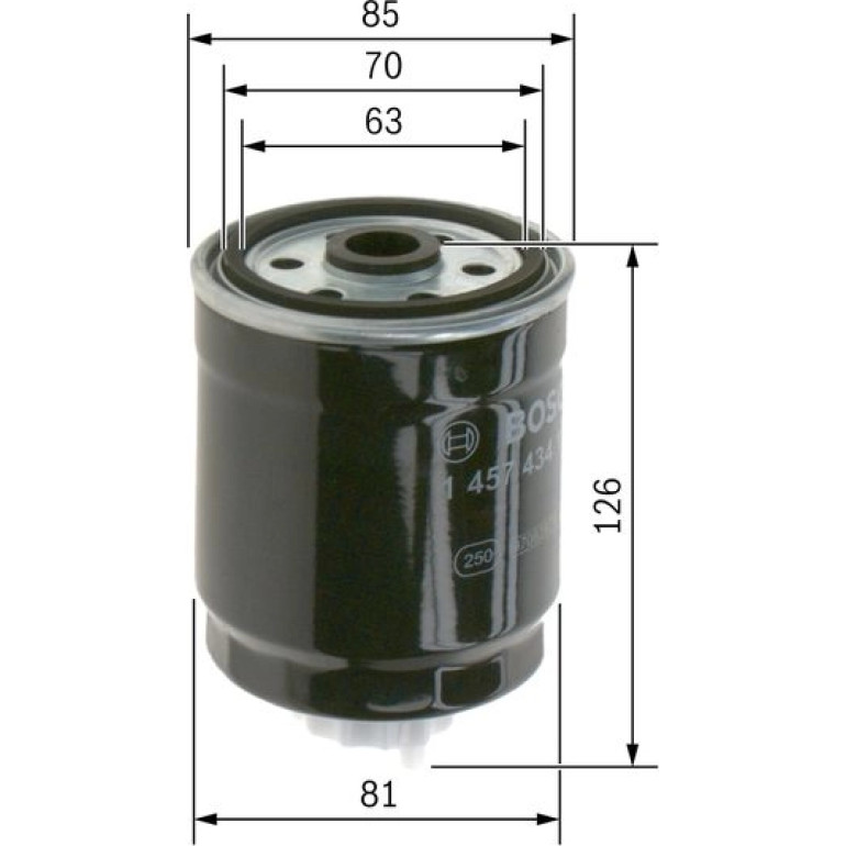 Kraftstofffilter 1 457 434 103