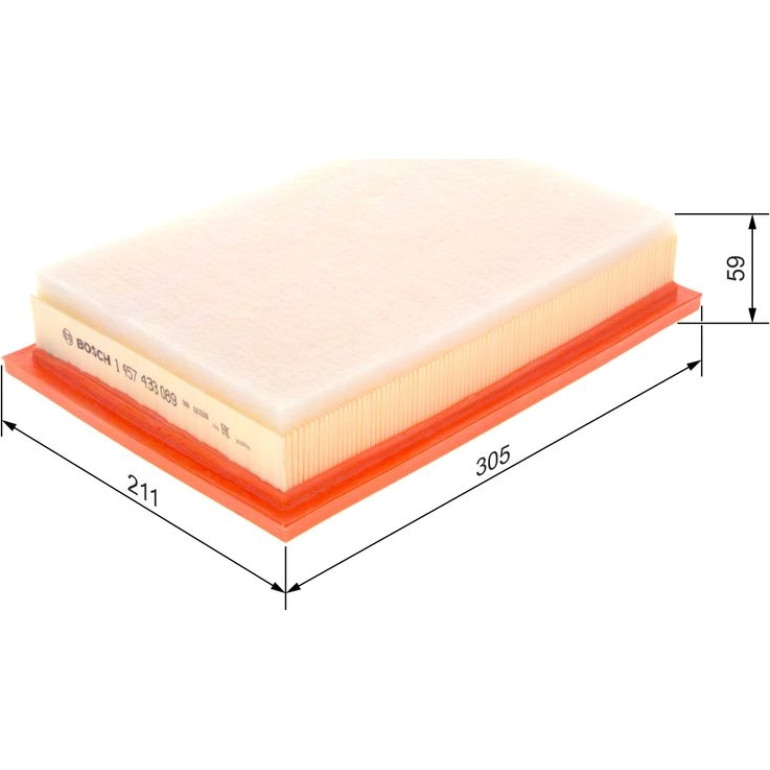 BOSCH 1 457 433 089 Luftfilter BOSCH 1 457 433 089 Luftfilter