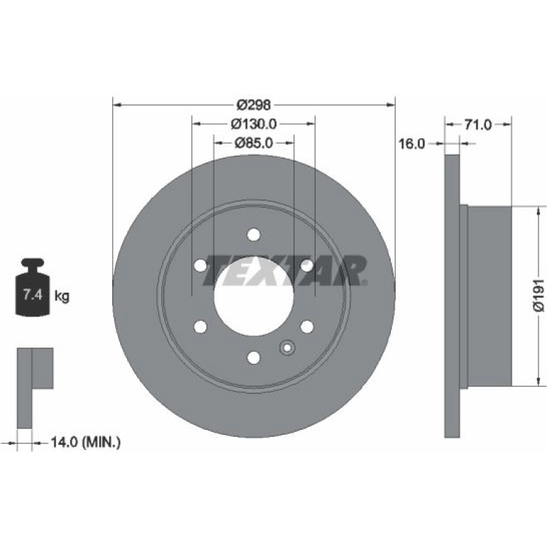 Bremsscheibe 93143303 Bremsscheibe 93143303