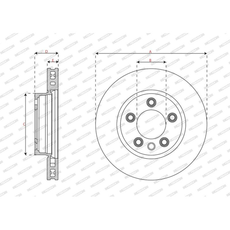 Bremsscheibe DDF1591RC-1