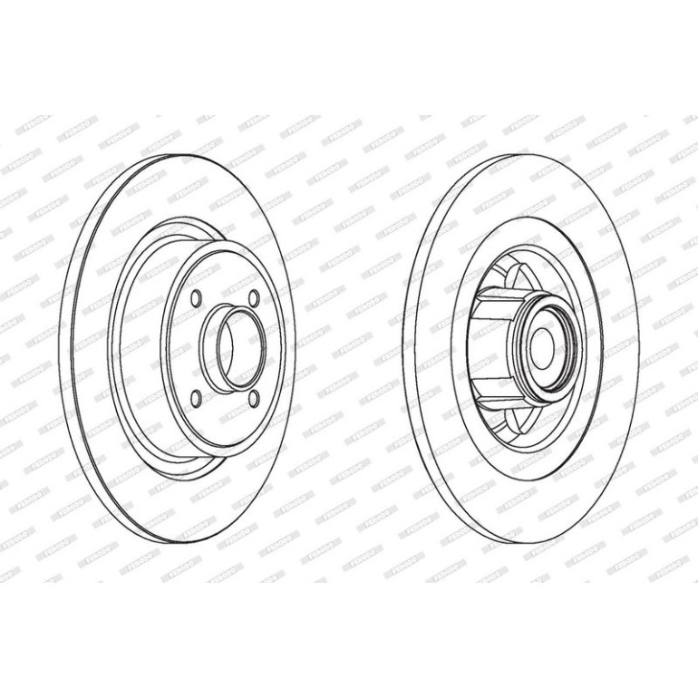 Bremsscheibe DDF1656-1 Bremsscheibe DDF1656-1
