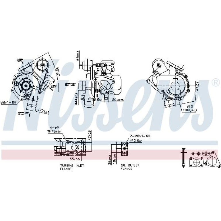Nissens Turbolader 93094