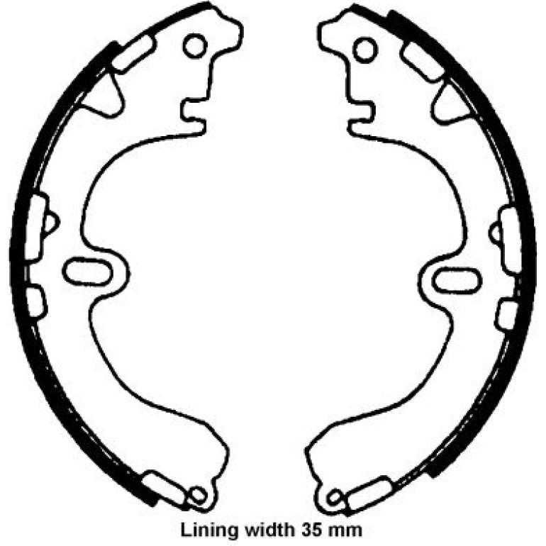 Bremsbackensatz 8DB 355 001-661