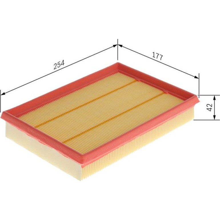 BOSCH 1 457 433 605 Luftfilter