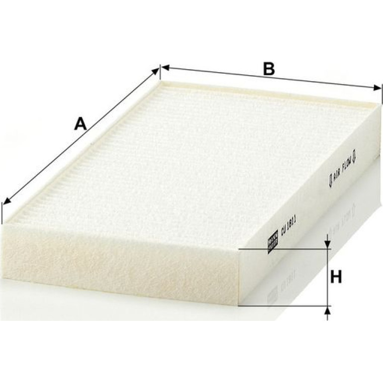 MANN-FILTER CU 1811-2 Innenraumfilter, Partikelfilter MANN-FILTER CU 1811-2 Innenraumfilter, Partikelfilter