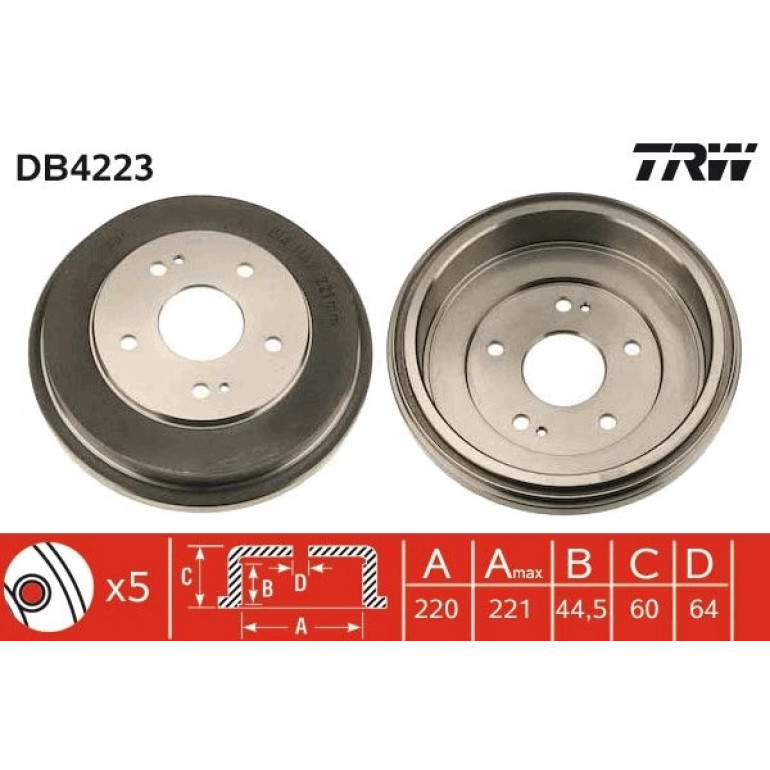 Bremstrommel DB4223