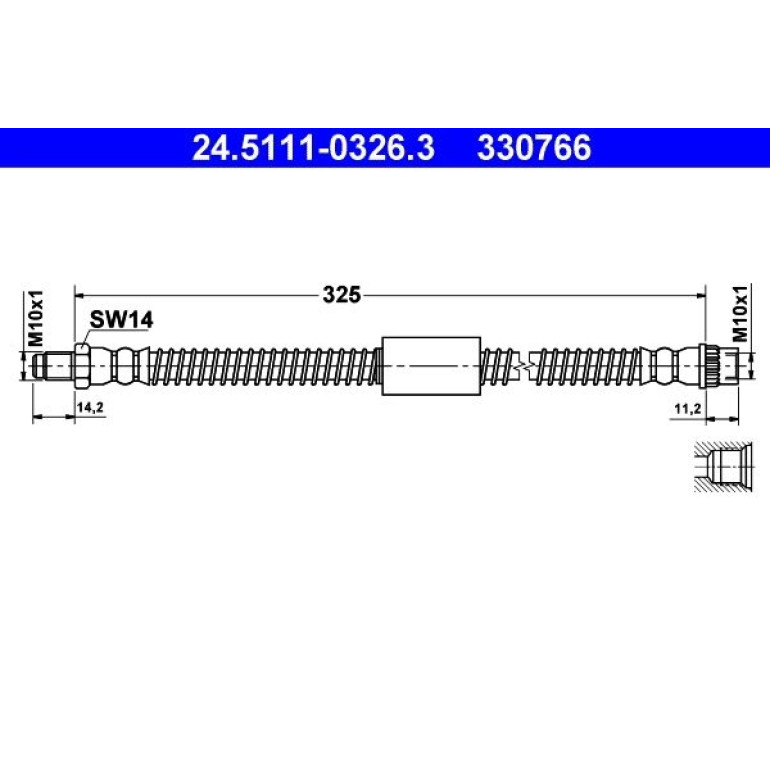 Bremsschlauch 24.5111-0326.3